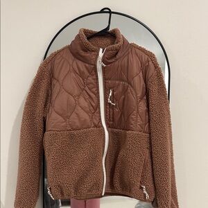 Old Navy Quilted Sherpa Jacket